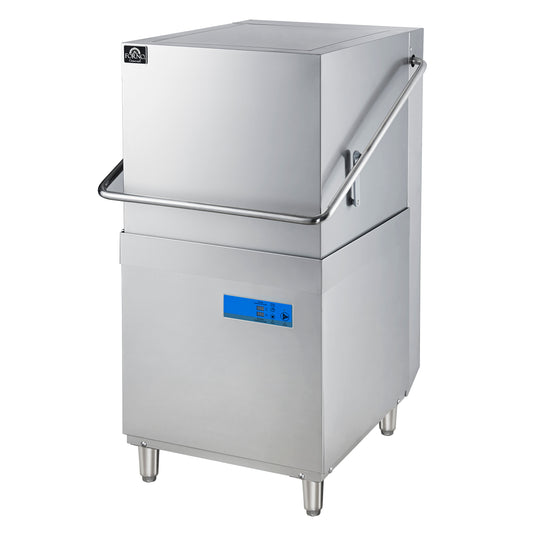 Forno Commerciale 31-Inch Commercial Hood Dishwasher, 1-Phase/3-Phase Compatible