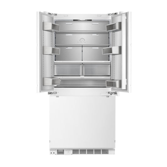 Forno Rivestito Panel Ready Refrigerator, French Door, 36 Inch, Energy Star, Fast Freeze