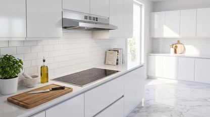 Forno Cappa 30-Inch Under Cabinet Range Hood, Stainless Steel, 200 CFM, Convertible, LED Lighting
