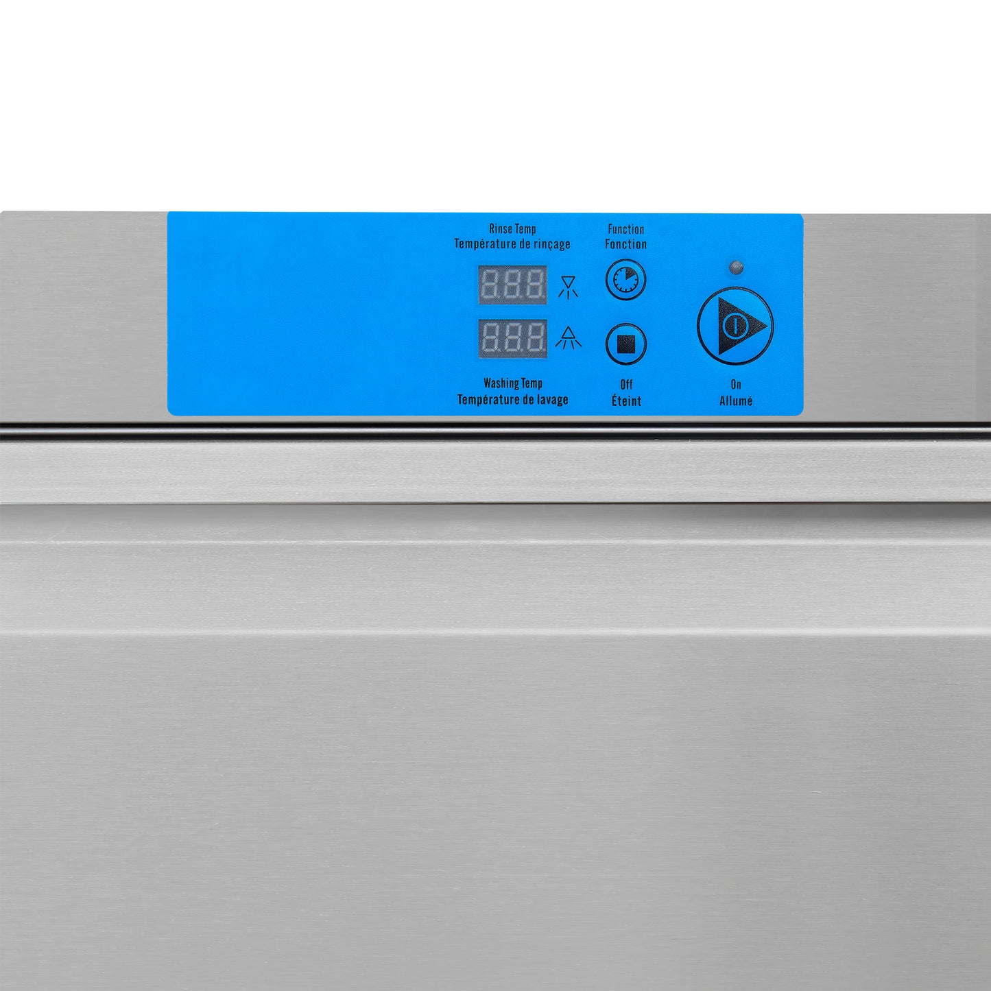 Forno Commerciale 24-Inch Commercial Undercounter Dishwasher, 1-Phase/3-Phase Compatible
