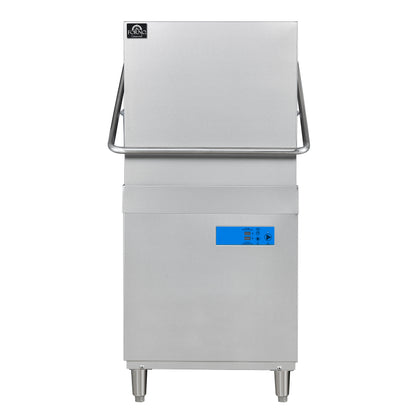 Forno Commerciale 31-Inch Commercial Hood Dishwasher, 1-Phase/3-Phase Compatible