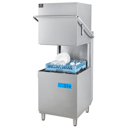 Forno Commerciale 31-Inch Commercial Hood Dishwasher, 1-Phase/3-Phase Compatible