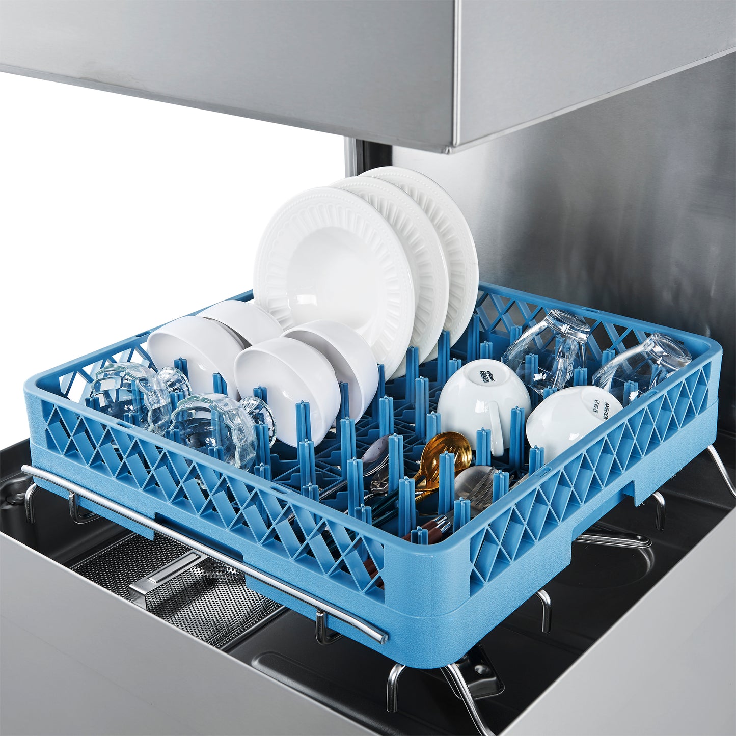 Forno Commerciale 31-Inch Commercial Hood Dishwasher, 1-Phase/3-Phase Compatible