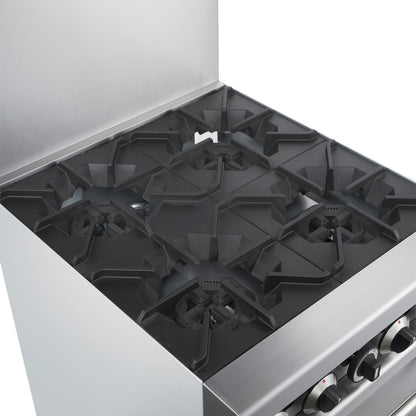Forno Commerciale 24 Inch Gas Range with 4 Burners