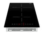 Forno Parco 12-Inch Induction Cooktop, 2 Zones, 3,600W Total Power, Touch Control, 9 Power Levels, Booster Function