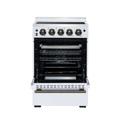 Forno Loiano 24 Inch Freestanding Electric Range in White