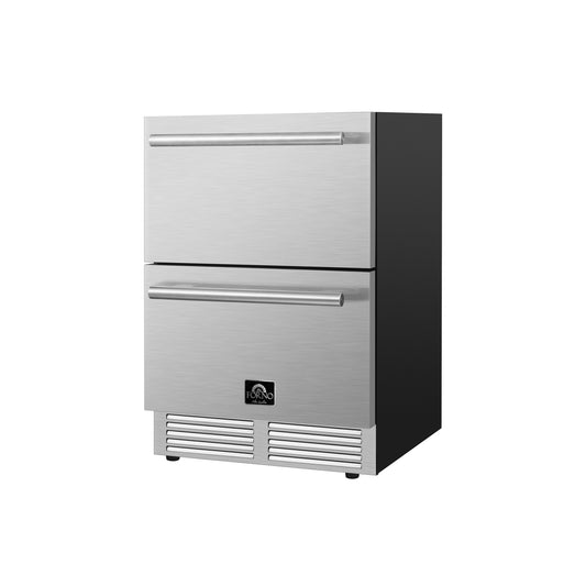 Forno Cosenza 24" Built-In Drawer Freezer with Ice Maker, 4.69 cu.ft.