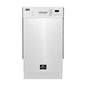 Forno Polo 18-Inch Built-In White Dishwasher, 8 Place Settings, ENERGY STAR Certified, 52 dBA
