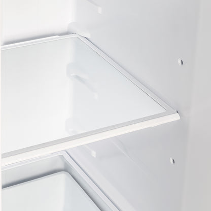 Forno Salerno 40-Inch Built-In Stainless Steel Refrigerator, 20 cu.ft, Decorative Grill, ENERGY STAR Certified