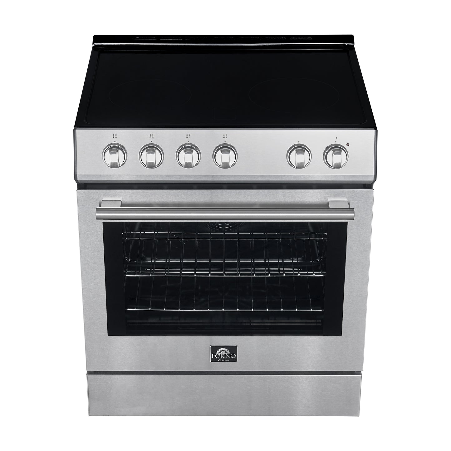 Forno Leonardo 30-Inch Stainless Steel Electric Range, True Convection, Energy Efficient