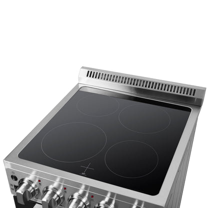 Forno Loiano 24-Inch Freestanding Electric Range, Canada Version, No Rotisserie Function, Plug and Cord Included