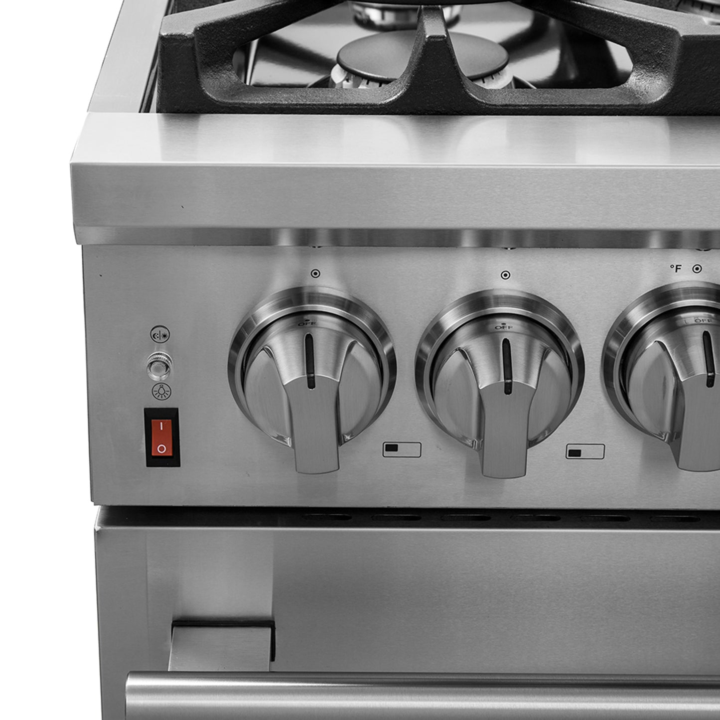 Massimo 36-inch Dual Fuel Range All Stainless Steel with 6 Sealed Burners 83,000 BTU,Wok Support & Griddle, 5.36 cu.ft. True Convection Oven with Air Fryer