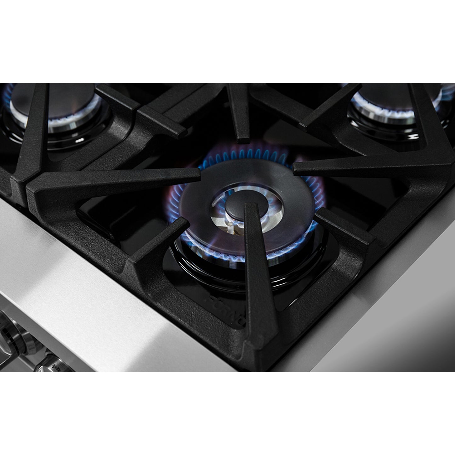 Massimo 48-inch Dual Fuel Range All Stainless Steel with 8 Sealed Burners 107,000BTU , Wok Support & Two Griddles, 6.58 cu.ft. Double Ovens with Air Fryer