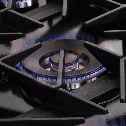Massimo 48-inch Dual Fuel Range All Stainless Steel with 8 Sealed Burners 107,000BTU , Wok Support & Two Griddles, 6.58 cu.ft. Double Ovens with Air Fryer