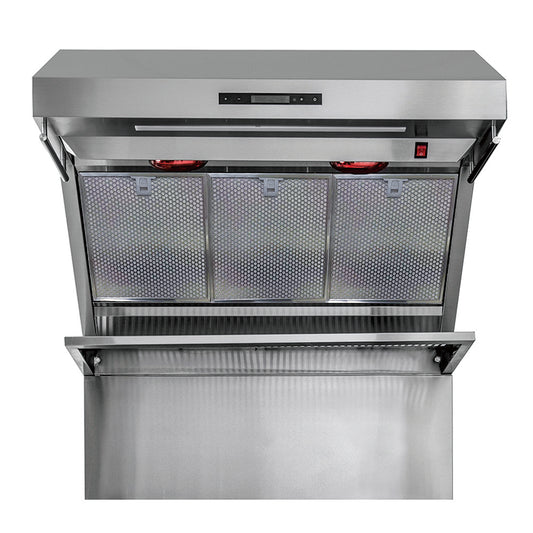 Forno Savona 36-Inch Wall Mount Range Hood, Hybrid Filters, Backsplash Included