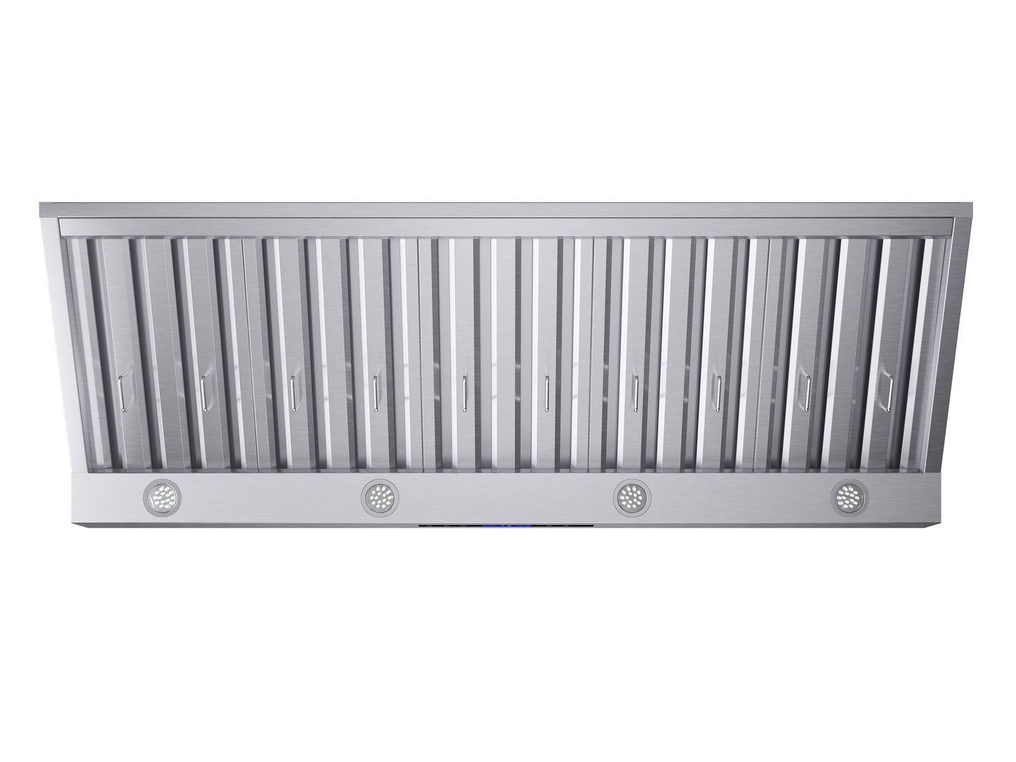 Forno Palazzo 60-Inch Wall Mounted Range Hood, Stainless Steel, Heavy Duty Baffle Filters, Remote Control