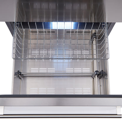 Forno Azienda 24-Inch Dual Temperature Zone Wine Cooler, Up to 108 Bottles, Two Refrigerated Drawers, Adjustable Temperature Zones, Energy Efficient
