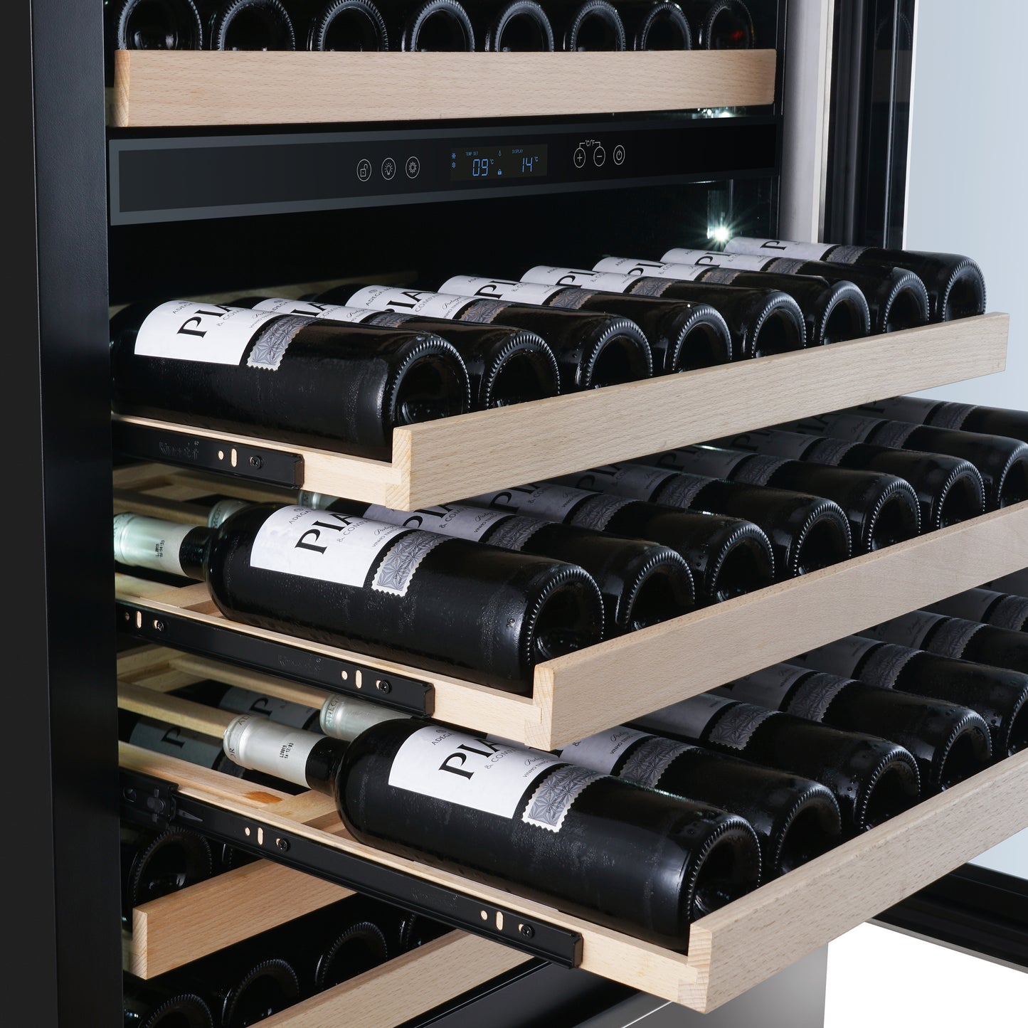 Forno Celano 30-Inch Triple Zone Wine and Beverage Cooler, 21.3 cu.ft, Stainless Steel