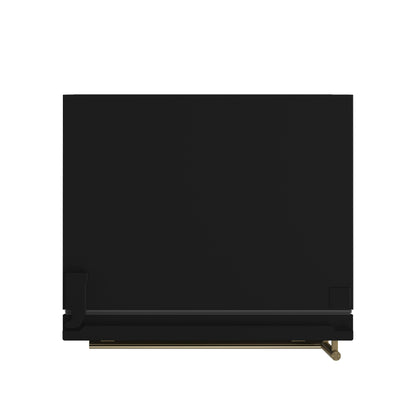 Forno Milano Espresso 31-Inch Black Bottom Freezer Refrigerator, 17.2 Cu. Ft., Energy-Efficient, No Frost, Built-In Ice Maker