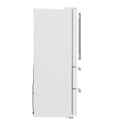 Forno Moena Espresso 36-Inch White French Door Refrigerator, 19.2 Cu. Ft., Frost-Free, Automatic Ice Maker, ENERGY STAR Certified