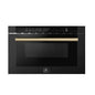 Forno Capoliveri Espresso 24-Inch Microwave Drawer, Black, 1.2 cu.ft, 900 Watts, Built-In, Touch Control LCD Display, Auto-Touch Open/Close, 11 Power Levels, Sensor Cooking