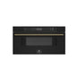 Forno Capoliveri Espresso 30-Inch Microwave Drawer, Black, 1.2 cu.ft, 900 Watts, Built-In, Touch Control LCD Display, Auto-Touch Open/Close, 11 Power Levels, Sensor Cooking