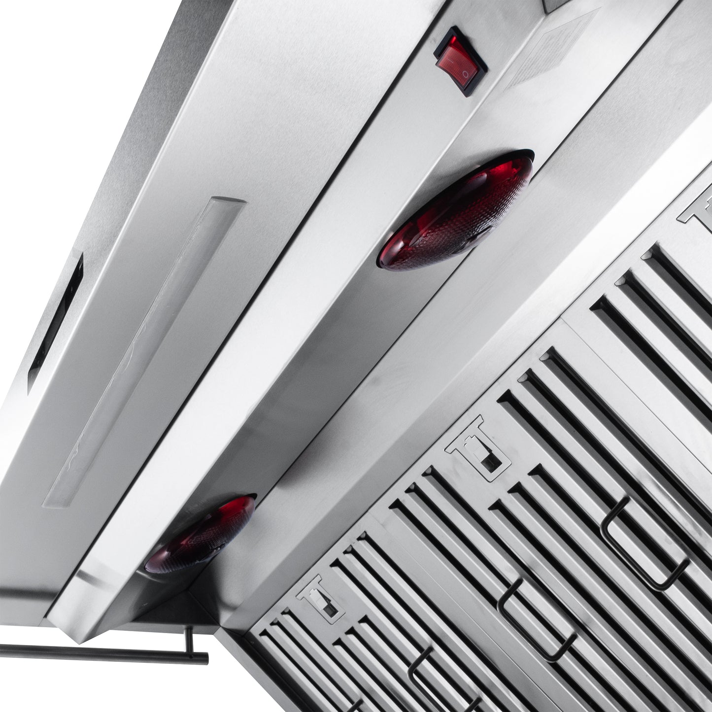 Forno Savona 48-Inch Wall Mount Range Hood, Baffle Filters, Backsplash Included