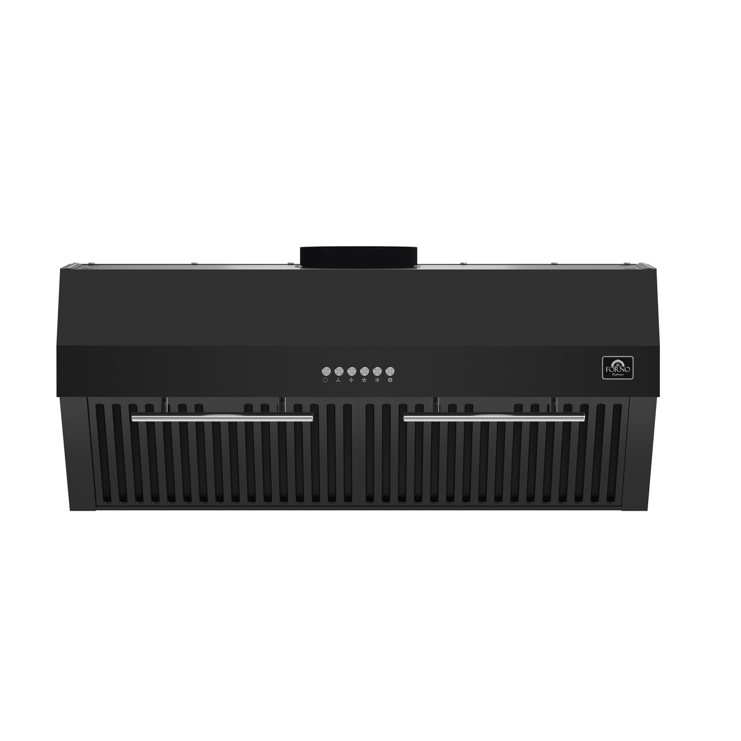 Forno Bari Espresso 30-Inch Under Cabinet Range Hood, Black, 400 CFM, LED Lighting, Dishwasher-Safe Baffle Filters, 3-Speed Fan Control