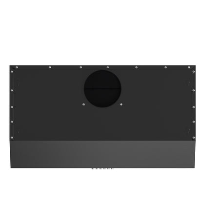 Forno Bari Espresso 30-Inch Under Cabinet Range Hood, Black, 400 CFM, LED Lighting, Dishwasher-Safe Baffle Filters, 3-Speed Fan Control