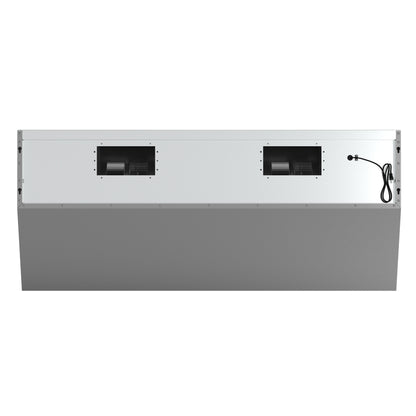 Forno Savona 60-Inch Wall Mount Range Hood, Hybrid Filters, Backsplash Included