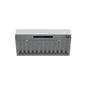 Forno Palazzo 36-Inch Wall Mounted Range Hood, Stainless Steel, Heavy Duty Baffle Filters, Remote Control