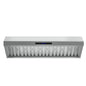 Forno Palazzo 60-Inch Wall Mounted Range Hood, Stainless Steel, Heavy Duty Baffle Filters, Remote Control