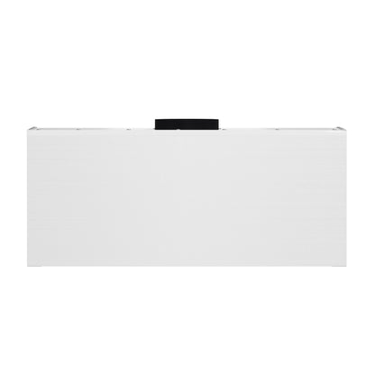 Forno Bari Espresso 30-Inch Under Cabinet Range Hood, White, 400 CFM, LED Lighting, Dishwasher-Safe Baffle Filters, 3-Speed Fan Control
