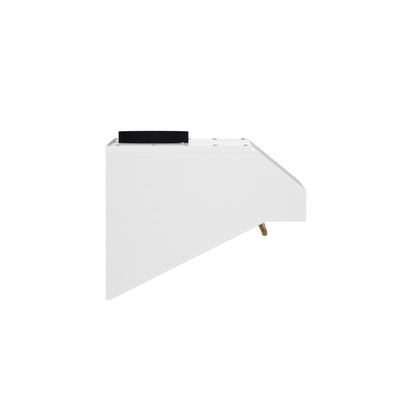 Forno Bari Espresso 30-Inch Under Cabinet Range Hood, White, 400 CFM, LED Lighting, Dishwasher-Safe Baffle Filters, 3-Speed Fan Control