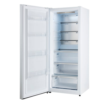 Forno Maderno 2-28-Inch Wide Convertible Refrigerator/Freezer in White, Decorative Trim, 27.2 cu.ft, 84-Inch High, ENERGY STAR Certified