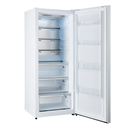 Forno Maderno 2-28-Inch Wide Convertible Refrigerator/Freezer in White, Decorative Trim, 27.2 cu.ft, 84-Inch High, ENERGY STAR Certified