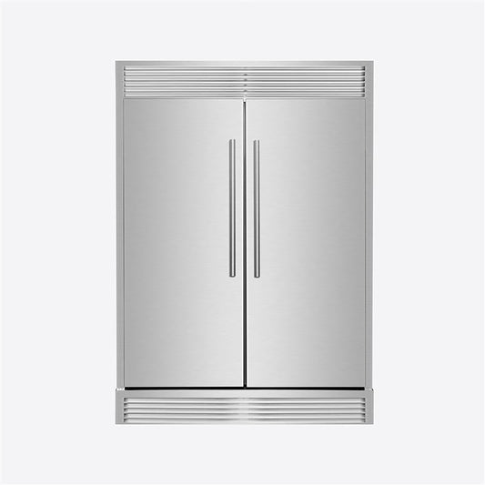 Forno Maderno 2-28-Inch Wide Convertible Refrigerator/Freezer, Decorative Trim, 27.2 cu.ft, 84-Inch High, ENERGY STAR Certified