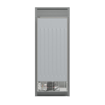Forno Fortezza 32 Inch Right-Swing Convertible Refrigerator/Freezer with Trim Grill, Stainless Steel, Total No Frost