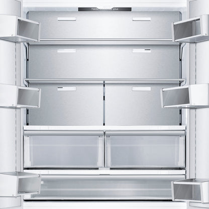 Forno Rivestito Panel Ready Refrigerator, French Door, 36 Inch, Energy Star, Fast Freeze
