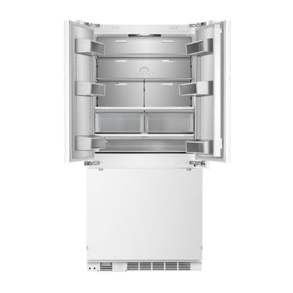 Forno Rivestito Panel Ready Refrigerator, French Door, 36 Inch, Energy Star, Fast Freeze