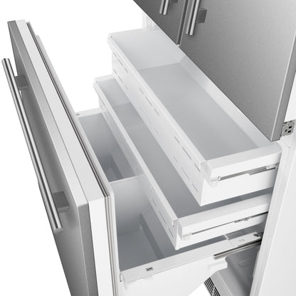Rivestito Refrigerator, French Door, 36 Inch, Energy Star, Fast Freeze