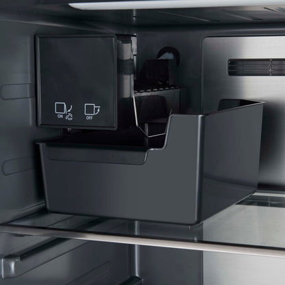 Forno Fortezza 32 Inch Left-Swing Freezer with Standard Trim Grill, Stainless Steel, with Automatic Ice Maker