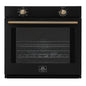 Forno Vomero 30-Inch Wall Oven, Black, 5 cu.ft Capacity, 3550 Watts Convection, Mechanical Controls, Manuel Steam Clean