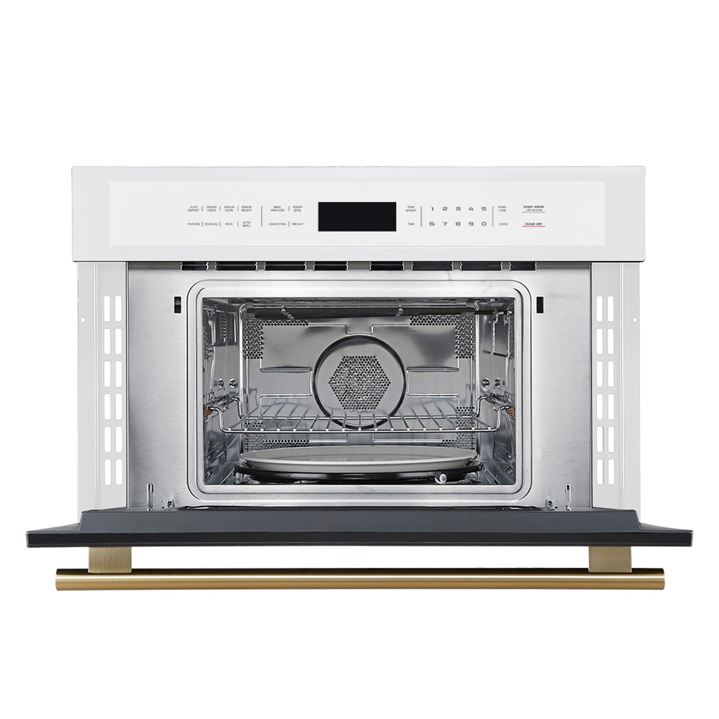 Oliena Espresso White 30 Inch 1750 Watt Compact Oven & 1000 Watt Microwave, 1.6 cu. ft.